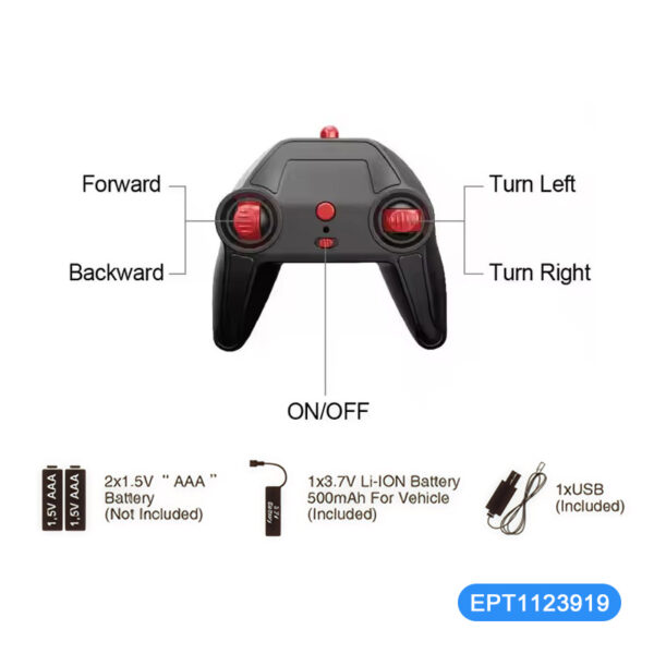 4 Functions Remote Control Off-Road Collision Vehicle Rc Car Toys - Image 8