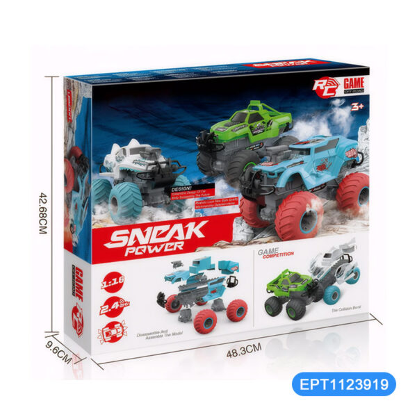 4 Functions Remote Control Off-Road Collision Vehicle Rc Car Toys - Image 10