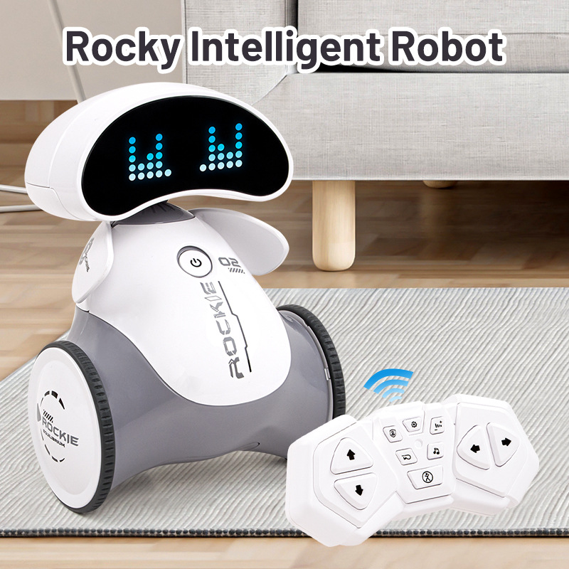 Electric Children Intelligent Parent-Child Interaction Induction Programming Lighting Music Dancing Kid Education Robot Toy - Image 3