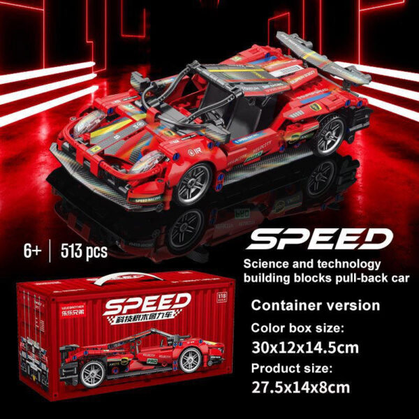 Hot Selling 1:18 Technic RC Super Racing Car Building Blocks Compatible DIY Toys for Children ABS Plastic Packed in Box Sets - Image 6