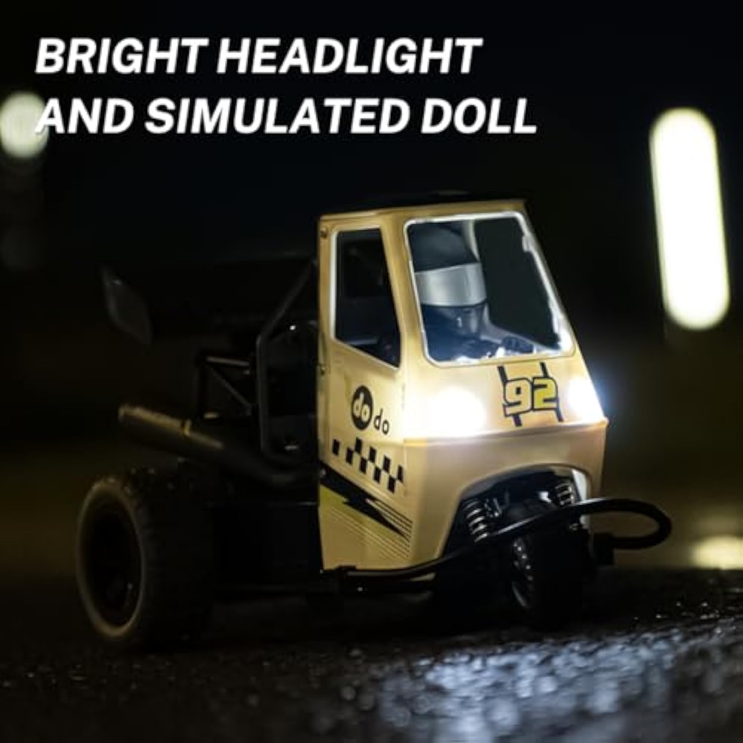 High Speed 1:16 2.4G 3 Wheel Car Spray Remote Control Rc Toy Light Music Tricycle Electric Mini Motorcycle For Kid Hobby - Image 7