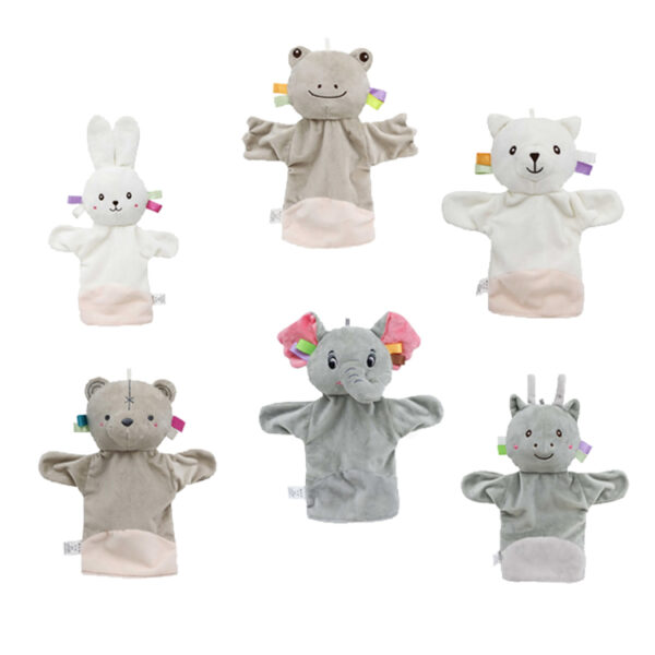 Animal Soothing Plush Hand Puppet Children’s Soft Finger Toys - Image 2