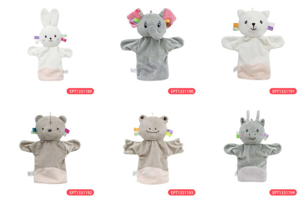 Animal Soothing Plush Hand Puppet Children’s Soft Finger Toys - Image 12