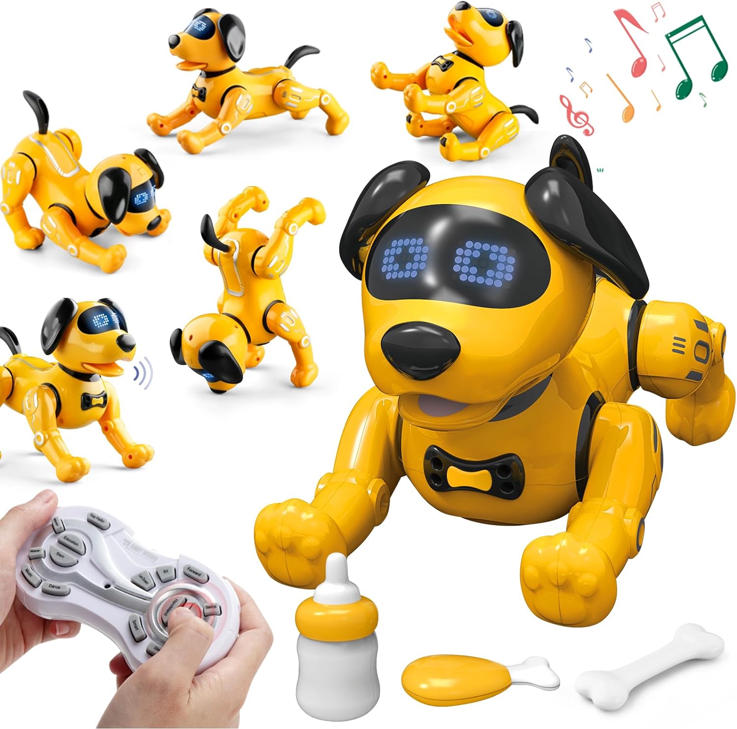Life Size Electronic Intelligent Pets Ai Robo Smart Dog Toy Rc Robot for Sale Walking Stunt Kids Sing Dance Robots Dog Toys - Image 3