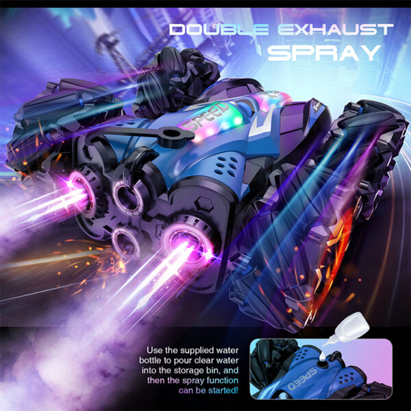 Double Rc Double-Sided Spray Light F1 Car Sided Trucks Toy Water Rc Drift Cars With Cool Lighting - Image 6
