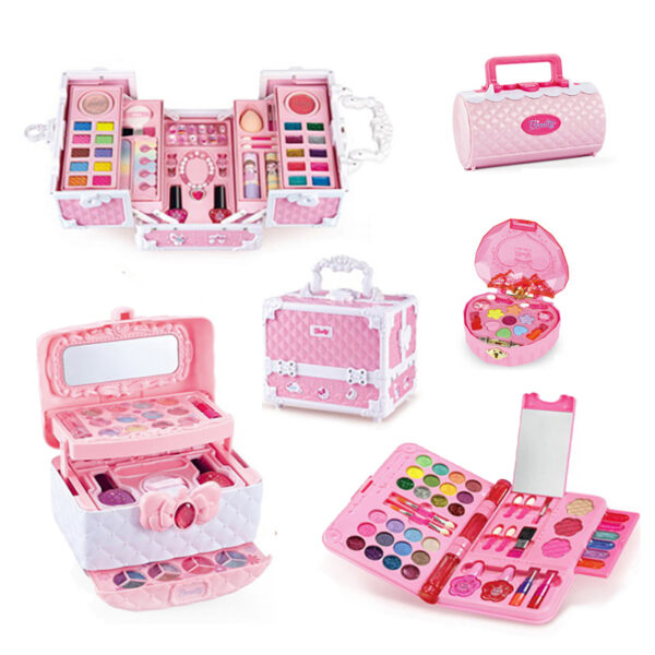 Wholesale Pink Fashion Makeup Suitcase Girls Toys Set For Dolls - Image 2