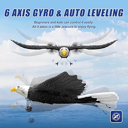 2.4G Eagle 2 CH Remote Control Foam Glider Flying Toy for Kids Beginners RC Airplane Plane Glider by HAWKS WORK - Image 9