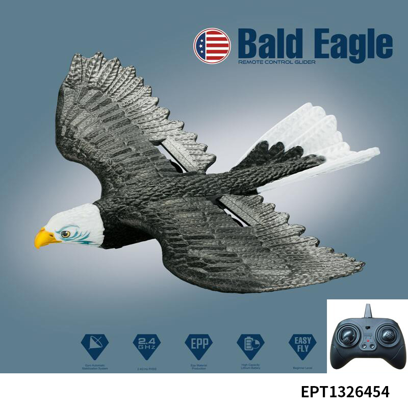 2.4G Eagle 2 CH Remote Control Foam Glider Flying Toy for Kids Beginners RC Airplane Plane Glider by HAWKS WORK - Image 10