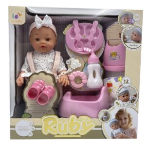 12 Inch Lovely Bath Reborn Dolls With Accessories - Image 12