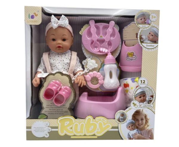 12 Inch Lovely Bath Reborn Dolls With Accessories - Image 2