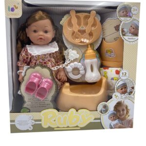 12 Inch Lovely Bath Reborn Dolls With Accessories - Image 14