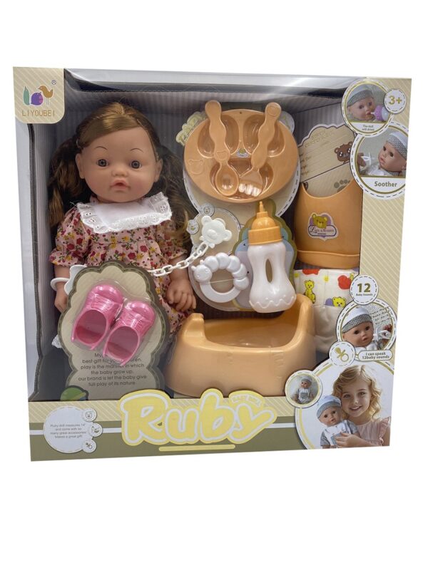 12 Inch Lovely Bath Reborn Dolls With Accessories - Image 4