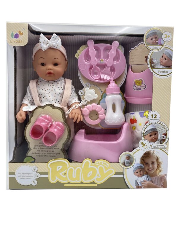 12 Inch Lovely Bath Reborn Dolls With Accessories - Image 8