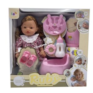 12 Inch Lovely Bath Reborn Dolls With Accessories - Image 20