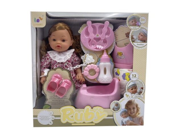 12 Inch Lovely Bath Reborn Dolls With Accessories - Image 10