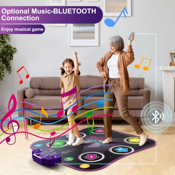 Button Wireless Bluetooth Musical Play Mats Dancing Challenge Play Mat Electronic Blanket Touch Dance Mat Toys - Image 6