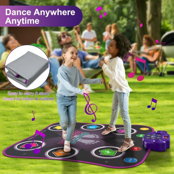 Button Wireless Bluetooth Musical Play Mats Dancing Challenge Play Mat Electronic Blanket Touch Dance Mat Toys - Image 4