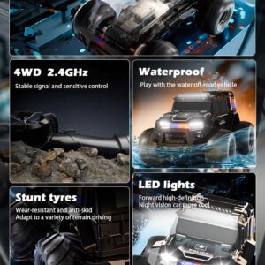 Top Powerful Battery Driven Waterproof 4WD Monster Off Road 24GHz Fast Racing Toys Amphibious RC Cars - Image 20