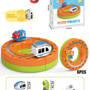 DIY Magnetic Train Rail Track Building Kits 3D Flexible Race Track Magical Train Set Railway Building Block Toys Magic Track Toys - Image 47