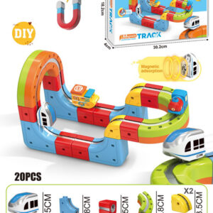 DIY Magnetic Train Rail Track Building Kits 3D Flexible Race Track Magical Train Set Railway Building Block Toys Magic Track Toys - Image 35