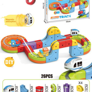 DIY Magnetic Train Rail Track Building Kits 3D Flexible Race Track Magical Train Set Railway Building Block Toys Magic Track Toys - Image 33