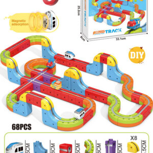 DIY Magnetic Train Rail Track Building Kits 3D Flexible Race Track Magical Train Set Railway Building Block Toys Magic Track Toys - Image 27