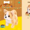 Custom Electronic Puppy Simulation Stuffed Animal Pet Dog Walking Squeak Kawaii Puppy Electric Plush Toy - Image 8
