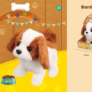 Custom Electronic Puppy Simulation Stuffed Animal Pet Dog Walking Squeak Kawaii Puppy Electric Plush Toy - Image 5
