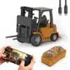 2 in 1 Transformable Lift Fork & Hook Mini RC Construction Vehicles Rechargeable 1/64 Mini Rc Forklift Truck - Image 19