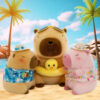 Bulk Stuffed Animals Yellow Duck Swim Ring Capibara Kawaii Stuffed Animals Toy Beachwear Capybara Plush Toy - Image 18