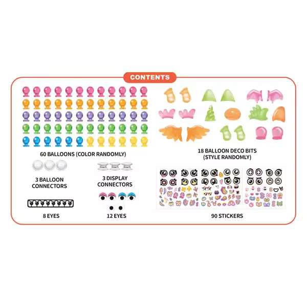 Creative Arts Crafts DIY Plastic Toys for Magic Balloon Inflator Novelty Educational Toys for Unisex Kids and Children - Image 2