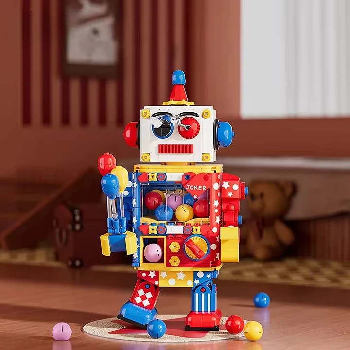 Funky Deformation Cartoon Model Assemble Robot Building Block Toy for Child Engineering Learning - Image 9