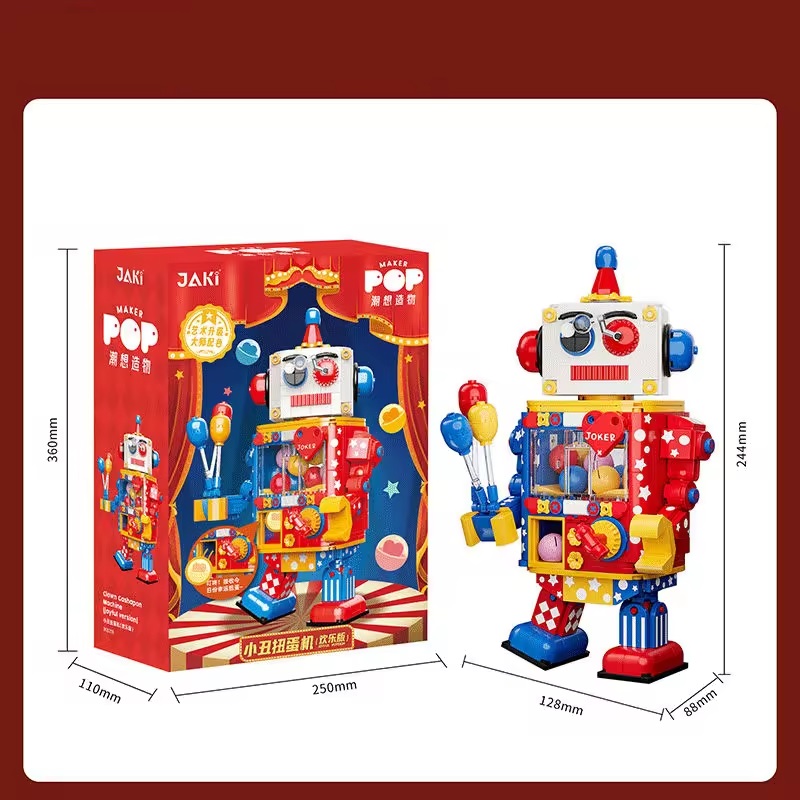 Funky Deformation Cartoon Model Assemble Robot Building Block Toy for Child Engineering Learning - Image 3