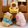 Bulk Stuffed Animals Yellow Duck Swim Ring Capibara Kawaii Stuffed Animals Toy Beachwear Capybara Plush Toy - Image 14
