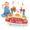 Musical Rabbit Piano Toy Early Education Instrument Plastic Animal Sound Electronic Piano Toy - Image 15