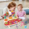 Musical Rabbit Piano Toy Early Education Instrument Plastic Animal Sound Electronic Piano Toy - Image 21